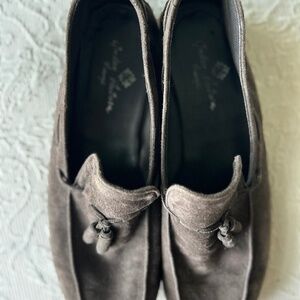 Andrea Ventura Firenze Brown suede, Italian loafers